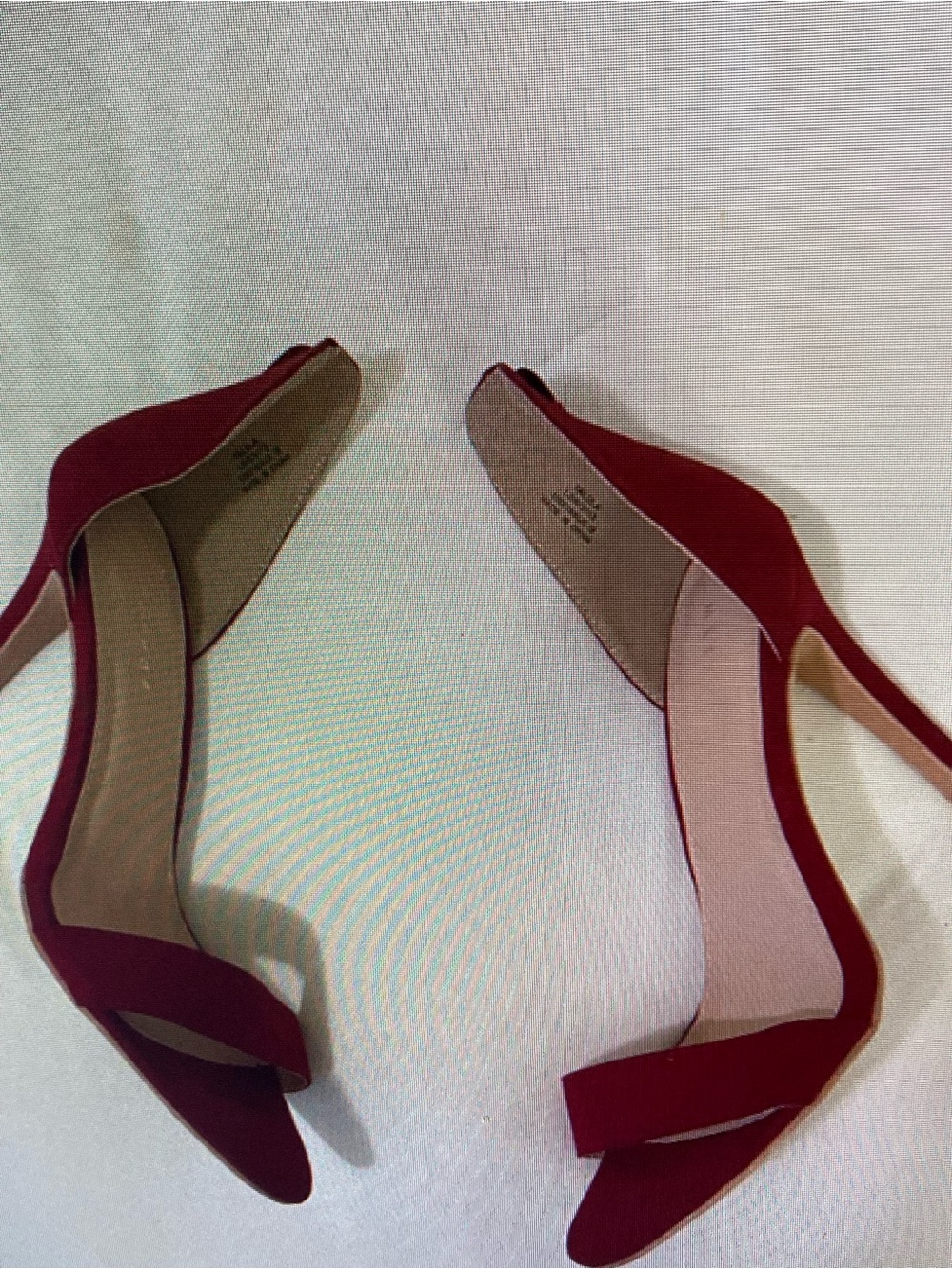 Classic Red Open-Toe Stiletto Heel Sandals